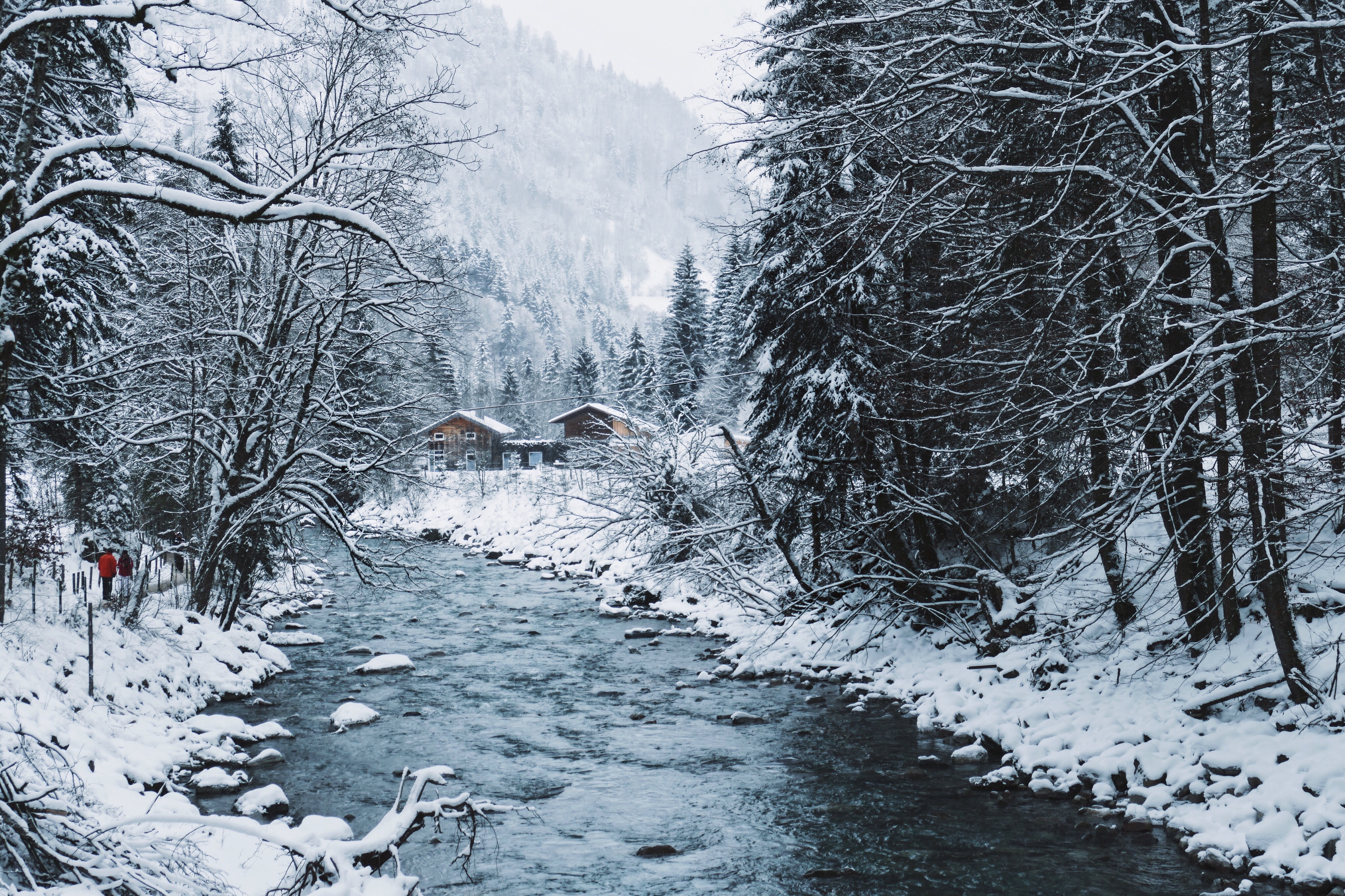 Klamm Ausflüge in Bayern, Deutschlang Kurztrip Highlights, Wandern Natur winter 